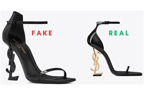 ysl shoes fake vs real